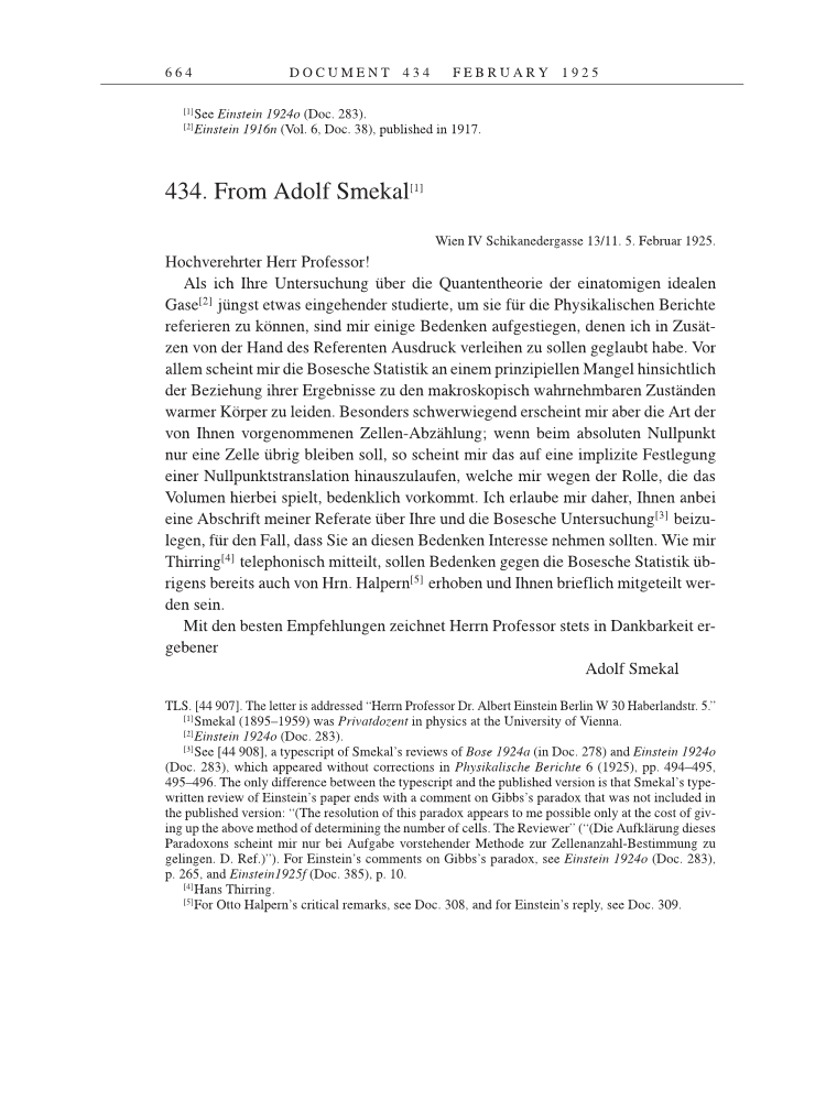 Volume 14: The Berlin Years: Writings & Correspondence, April 1923-May 1925 page 664