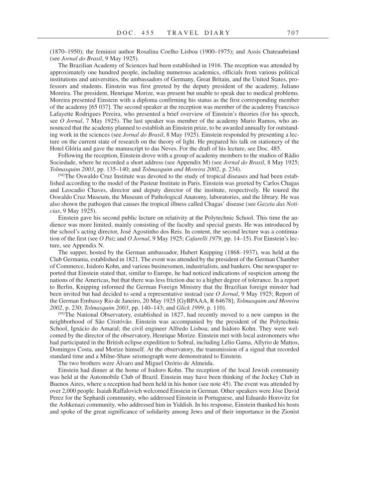 Volume 14: The Berlin Years: Writings & Correspondence, April 1923-May 1925 page 707