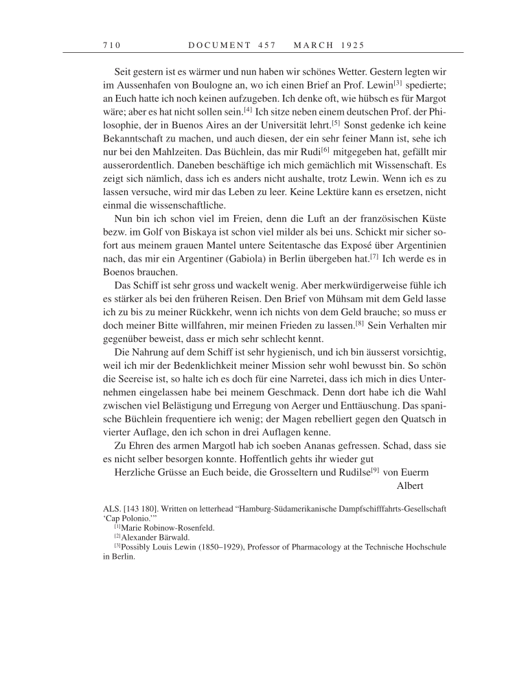 Volume 14: The Berlin Years: Writings & Correspondence, April 1923-May 1925 page 710