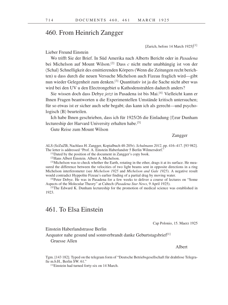 Volume 14: The Berlin Years: Writings & Correspondence, April 1923-May 1925 page 714