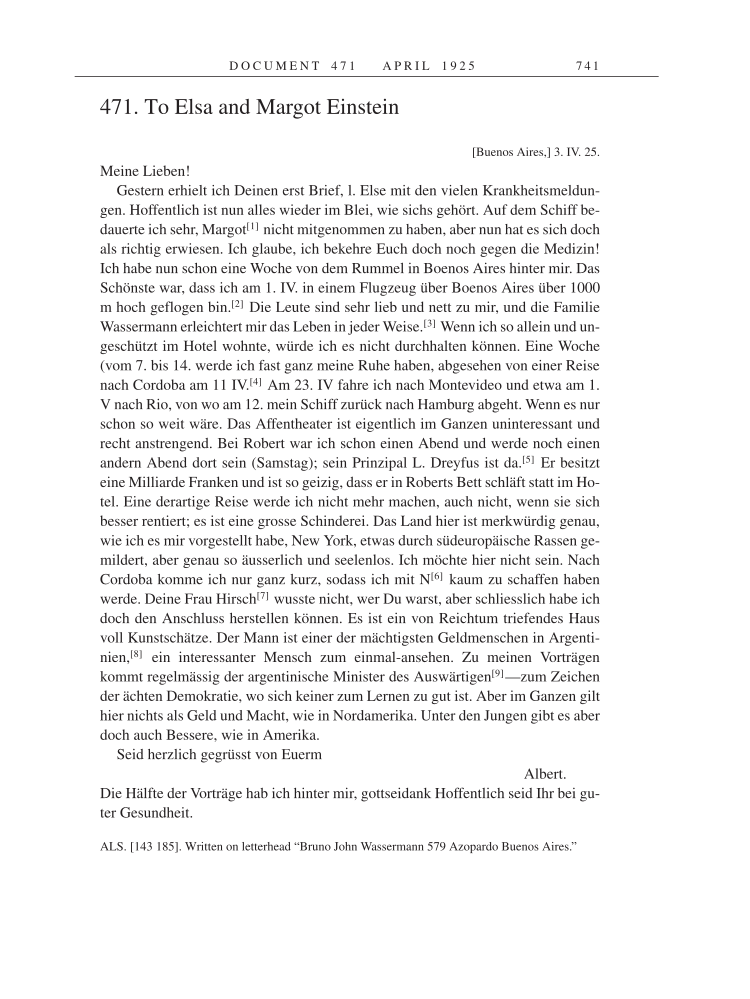 Volume 14: The Berlin Years: Writings & Correspondence, April 1923-May 1925 page 741