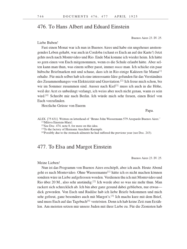 Volume 14: The Berlin Years: Writings & Correspondence, April 1923-May 1925 page 746