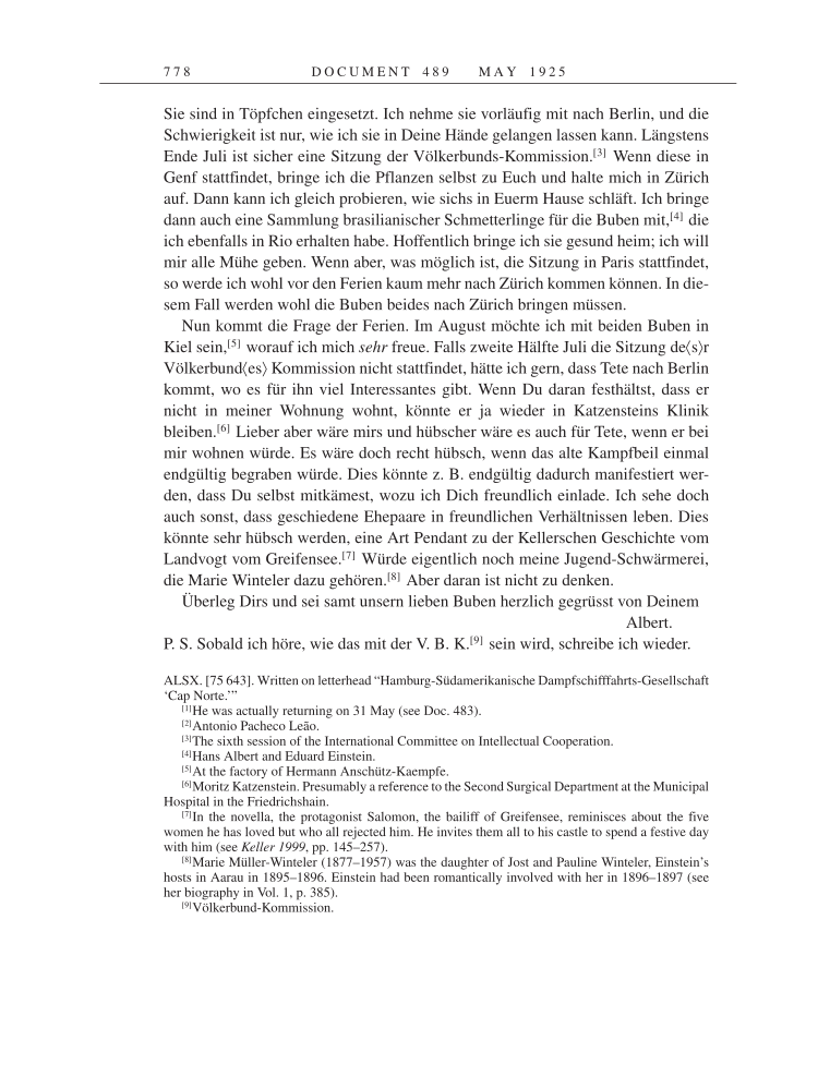 Volume 14: The Berlin Years: Writings & Correspondence, April 1923-May 1925 page 778