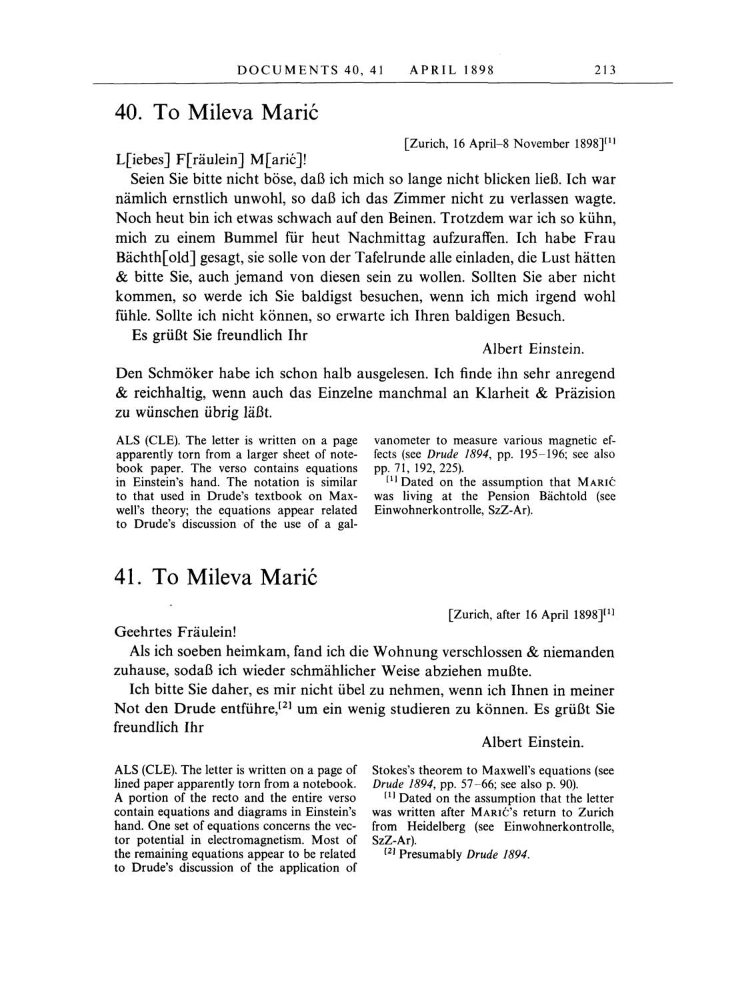 Volume 1: The Early Years, 1879-1902 page 213