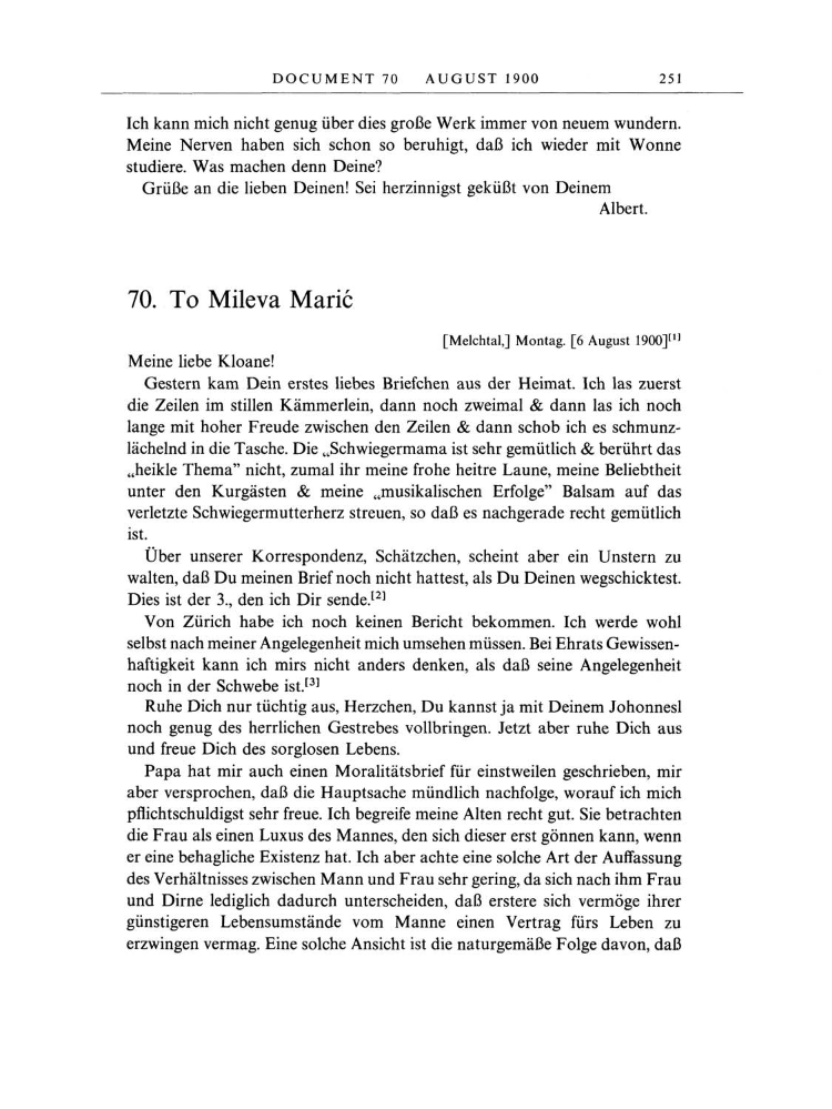 Volume 1: The Early Years, 1879-1902 page 251