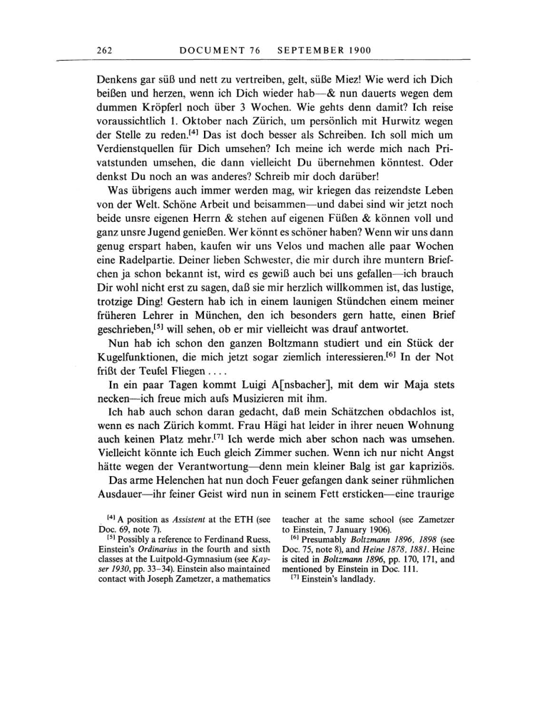 Volume 1: The Early Years, 1879-1902 page 262