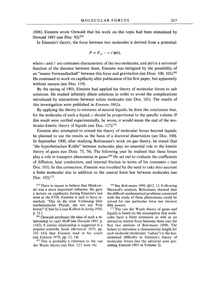 Volume 1: The Early Years, 1879-1902 page 265