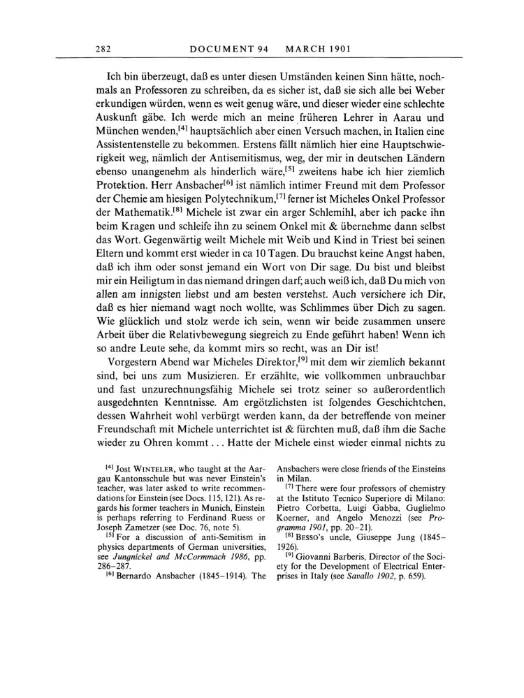 Volume 1: The Early Years, 1879-1902 page 282