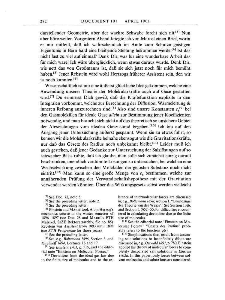 Volume 1: The Early Years, 1879-1902 page 292