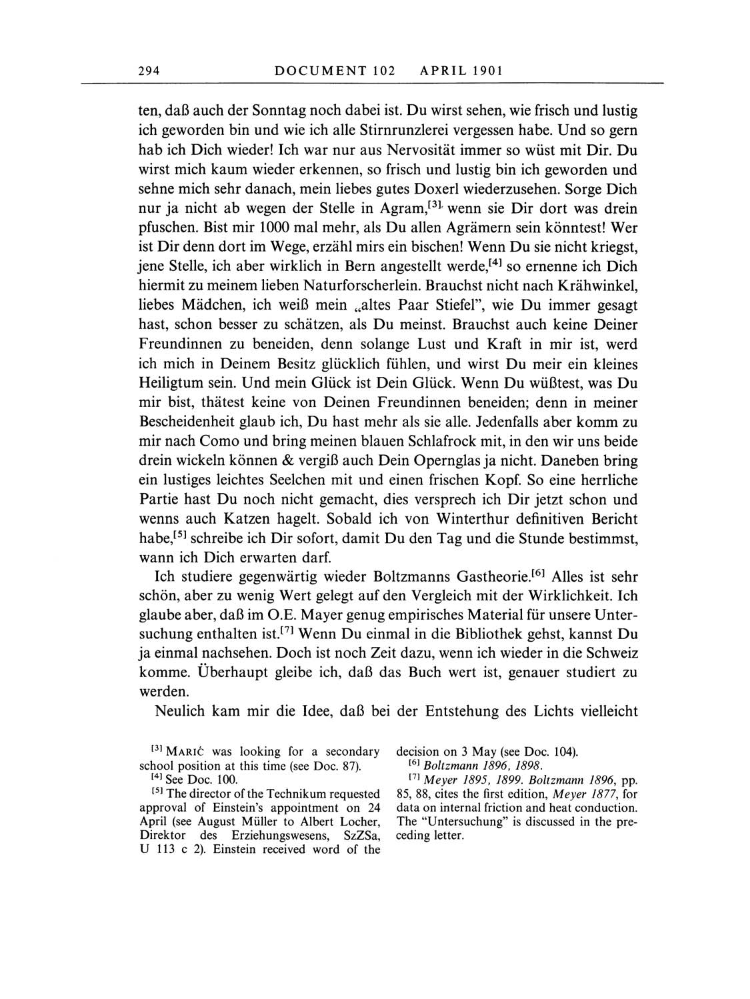 Volume 1: The Early Years, 1879-1902 page 294