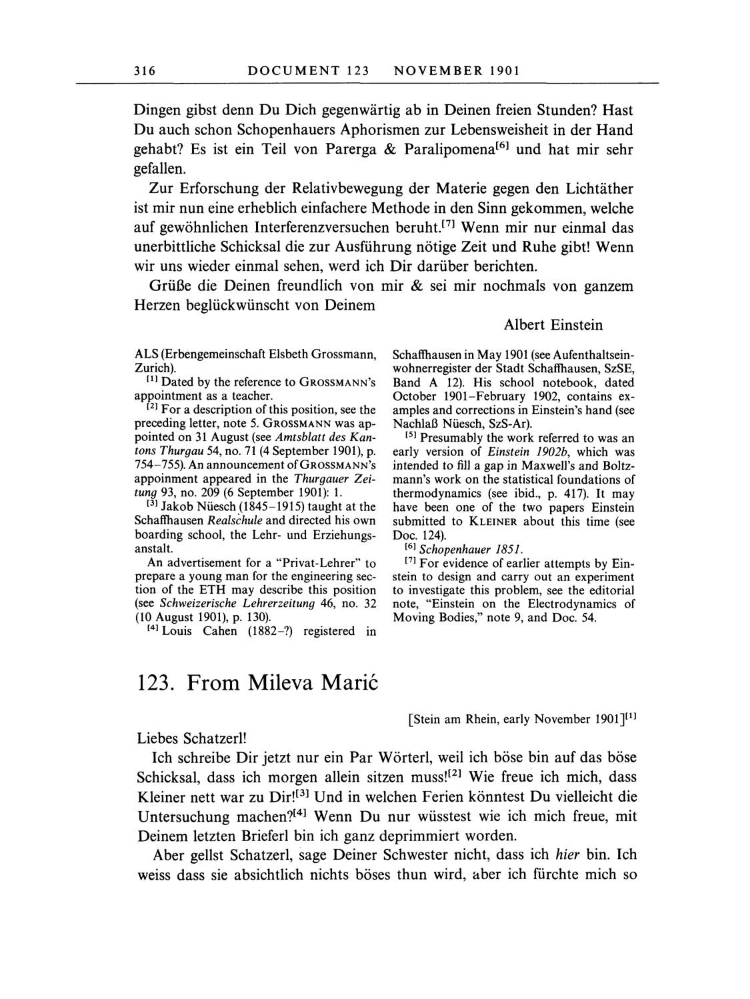 Volume 1: The Early Years, 1879-1902 page 316