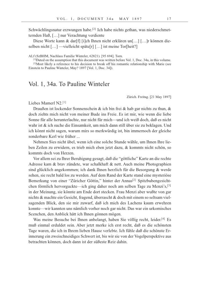 Volume 15: The Berlin Years: Writings & Correspondence, June 1925-May 1927 page 17