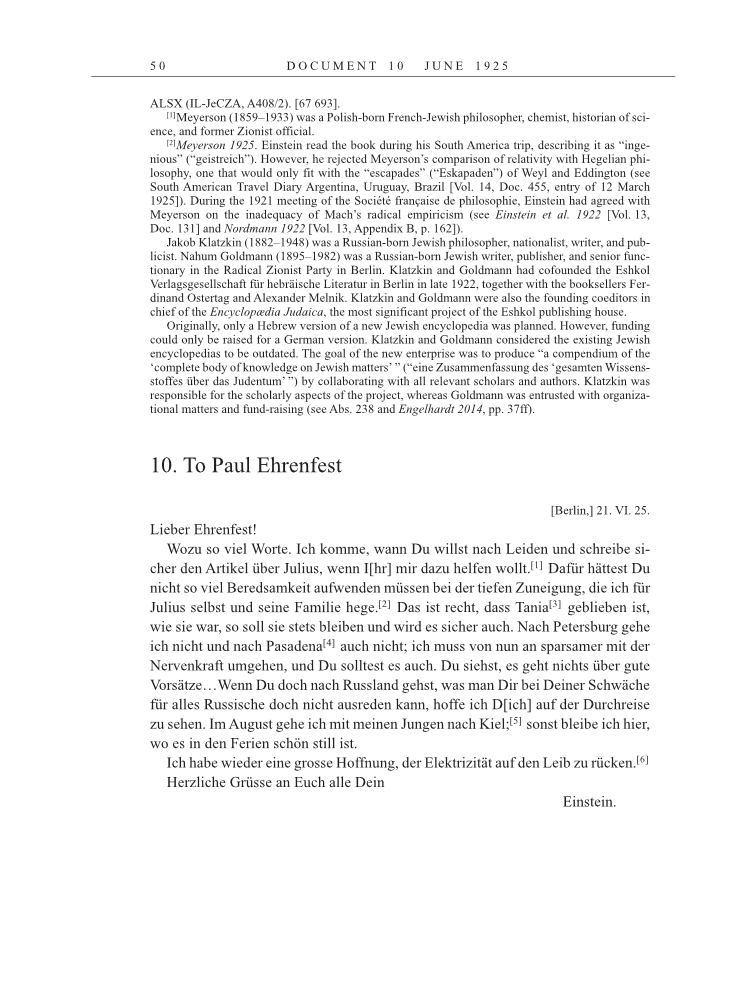 Volume 15: The Berlin Years: Writings & Correspondence, June 1925-May 1927 page 50