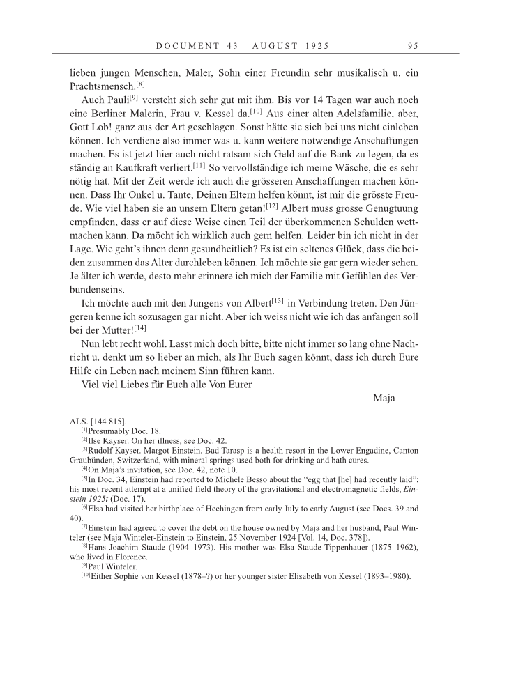 Volume 15: The Berlin Years: Writings & Correspondence, June 1925-May 1927 page 95