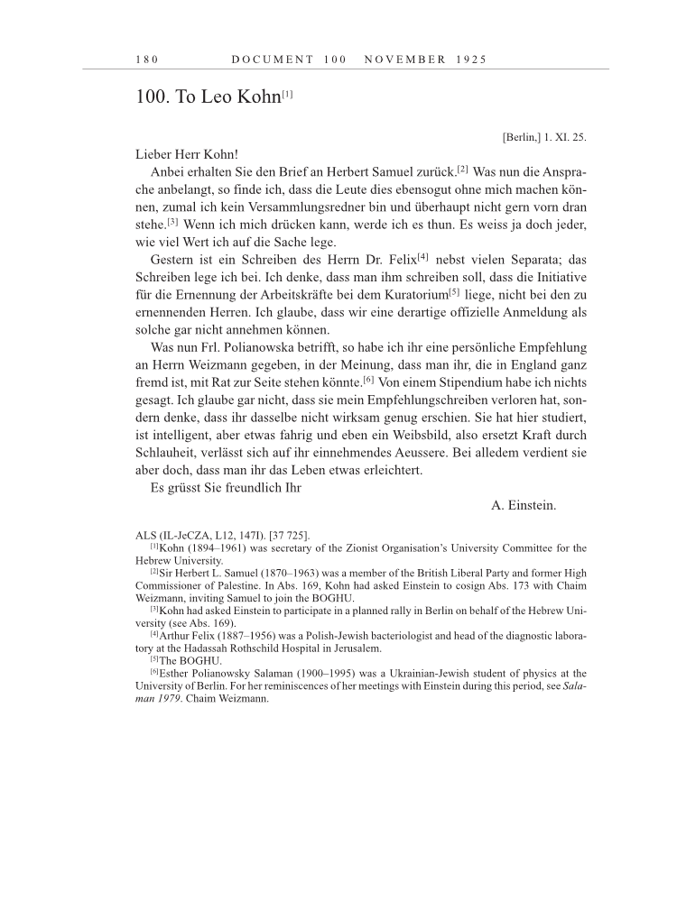 Volume 15: The Berlin Years: Writings & Correspondence, June 1925-May 1927 page 180