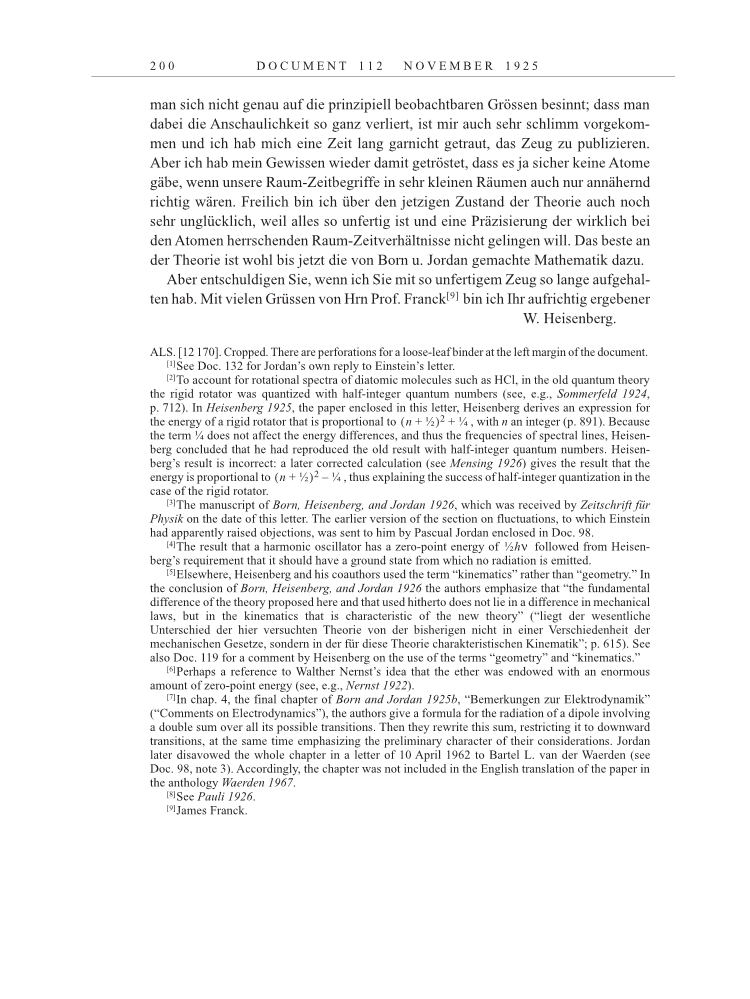 Volume 15: The Berlin Years: Writings & Correspondence, June 1925-May 1927 page 200