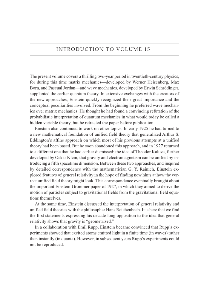 Volume 15: The Berlin Years: Writings & Correspondence, June 1925-May 1927 page xxxix