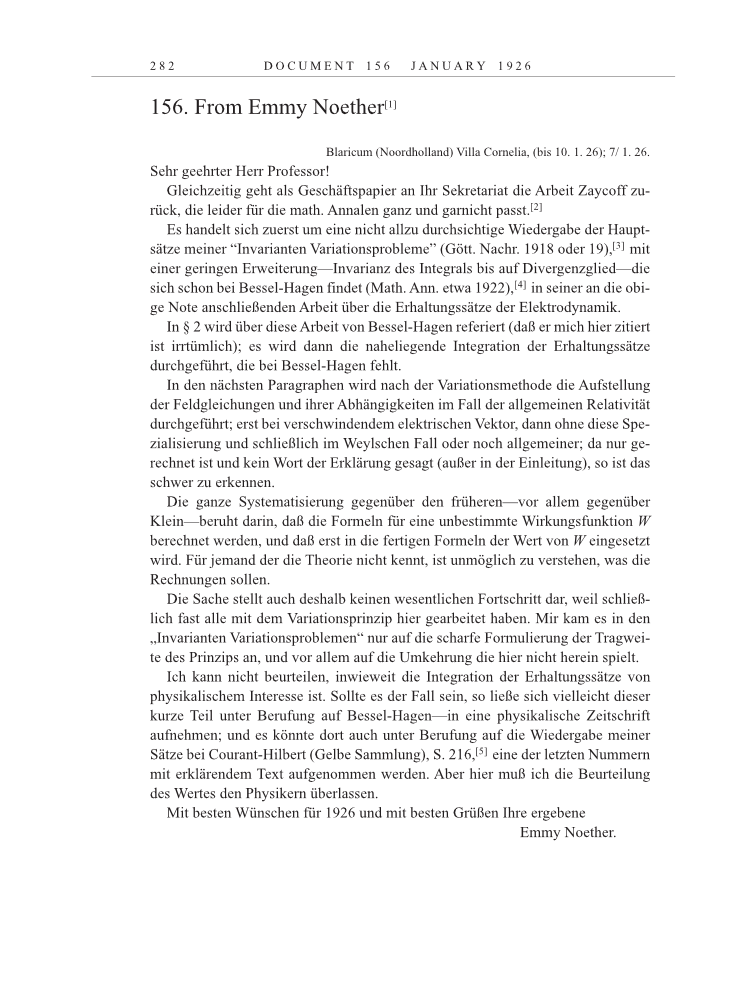 Volume 15: The Berlin Years: Writings & Correspondence, June 1925-May 1927 page 282