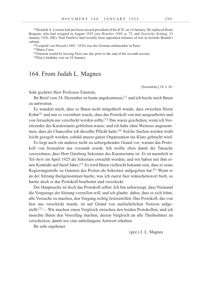 Volume 15: The Berlin Years: Writings & Correspondence, June 1925-May 1927 page 299