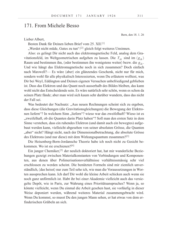 Volume 15: The Berlin Years: Writings & Correspondence, June 1925-May 1927 page 311