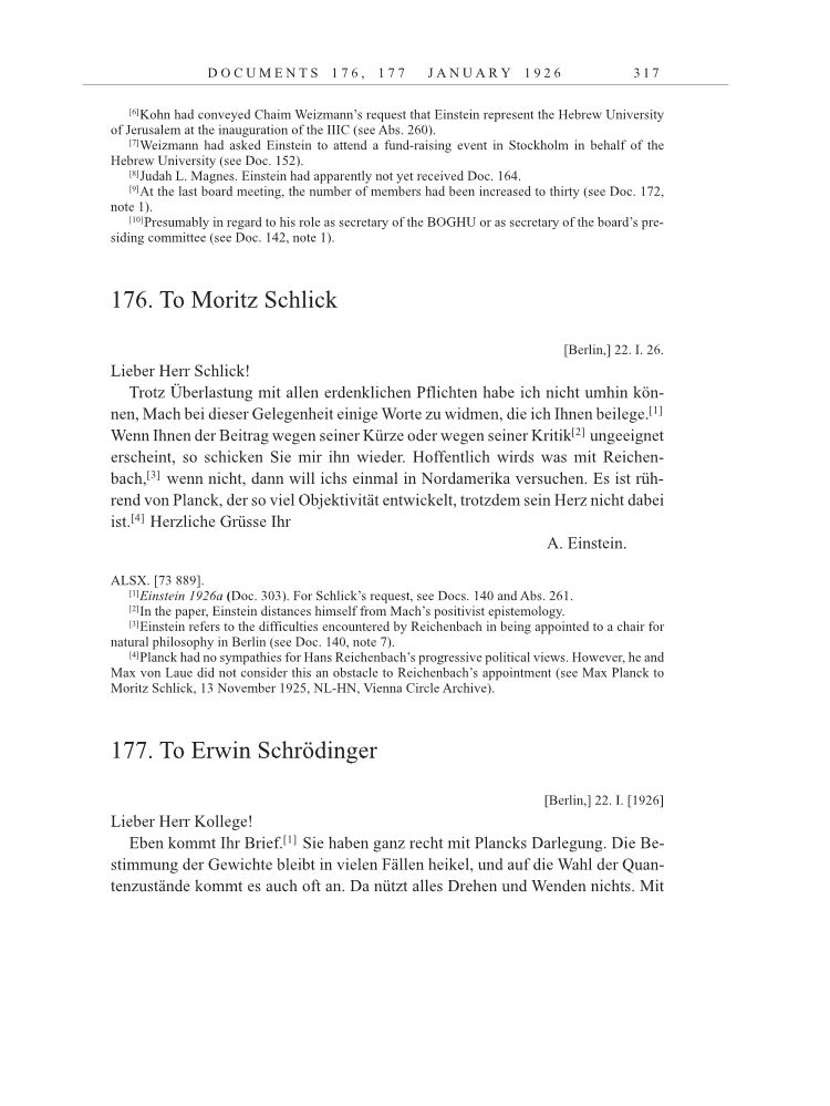 Volume 15: The Berlin Years: Writings & Correspondence, June 1925-May 1927 page 317