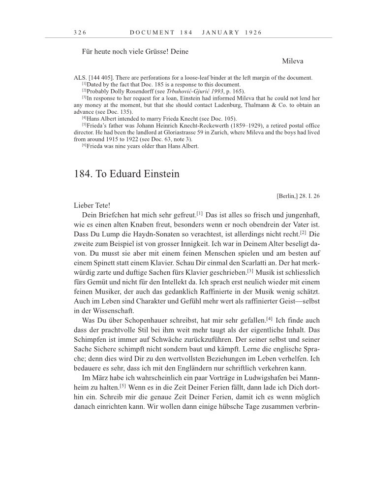 Volume 15: The Berlin Years: Writings & Correspondence, June 1925-May 1927 page 326