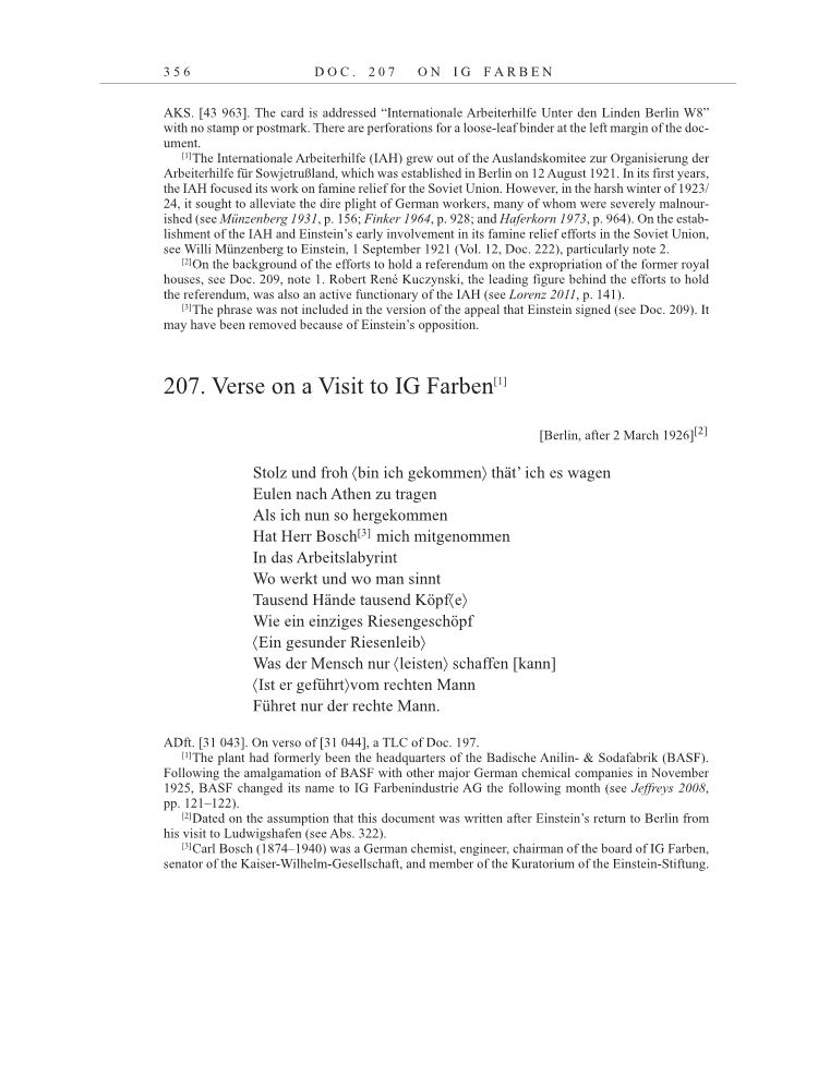 Volume 15: The Berlin Years: Writings & Correspondence, June 1925-May 1927 page 356