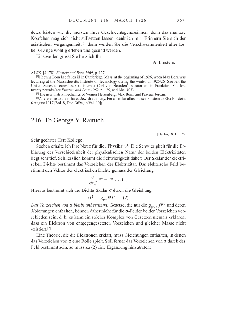 Volume 15: The Berlin Years: Writings & Correspondence, June 1925-May 1927 page 367