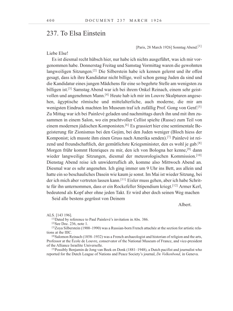 Volume 15: The Berlin Years: Writings & Correspondence, June 1925-May 1927 page 400