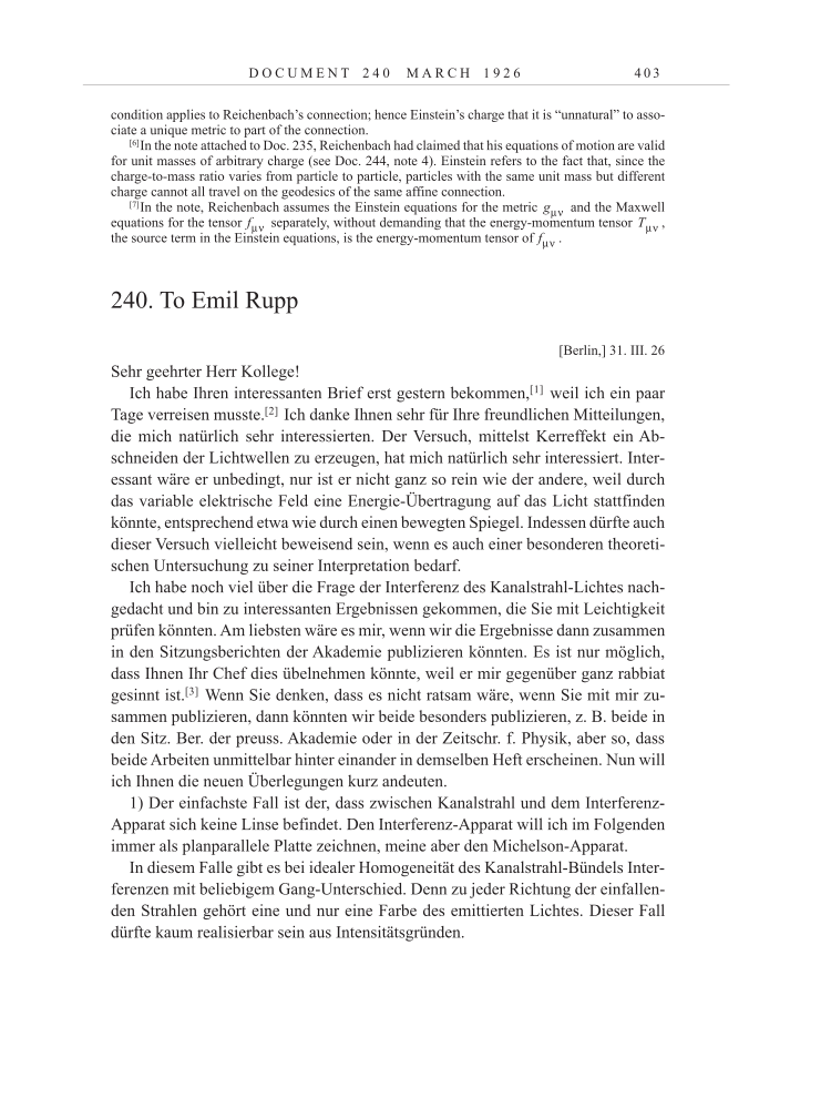 Volume 15: The Berlin Years: Writings & Correspondence, June 1925-May 1927 page 403