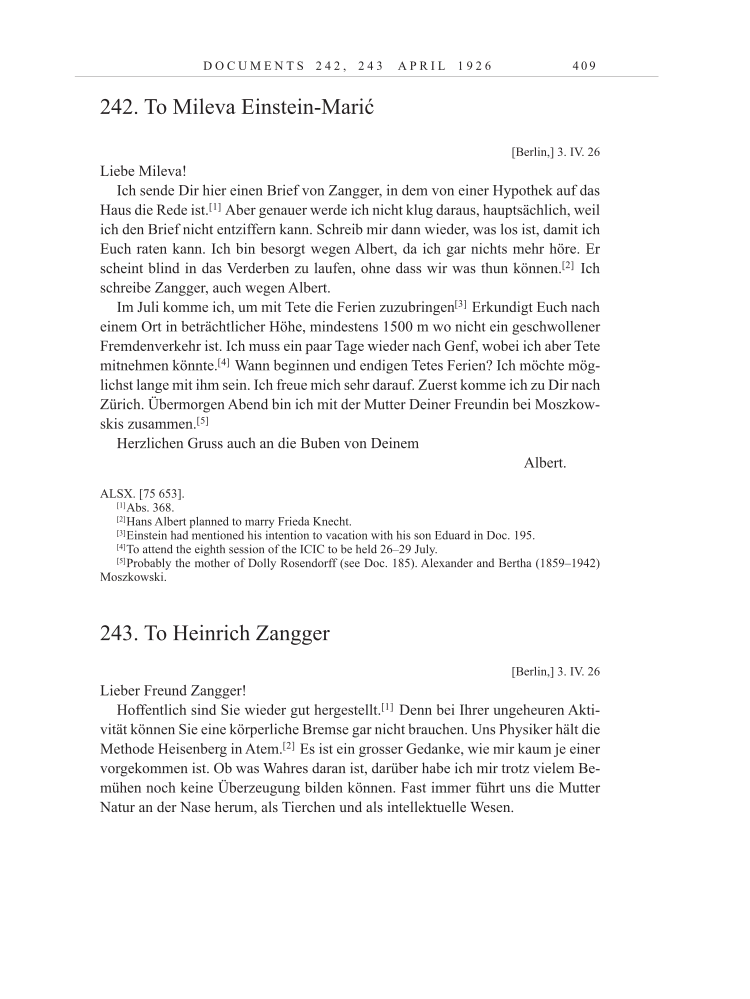 Volume 15: The Berlin Years: Writings & Correspondence, June 1925-May 1927 page 409
