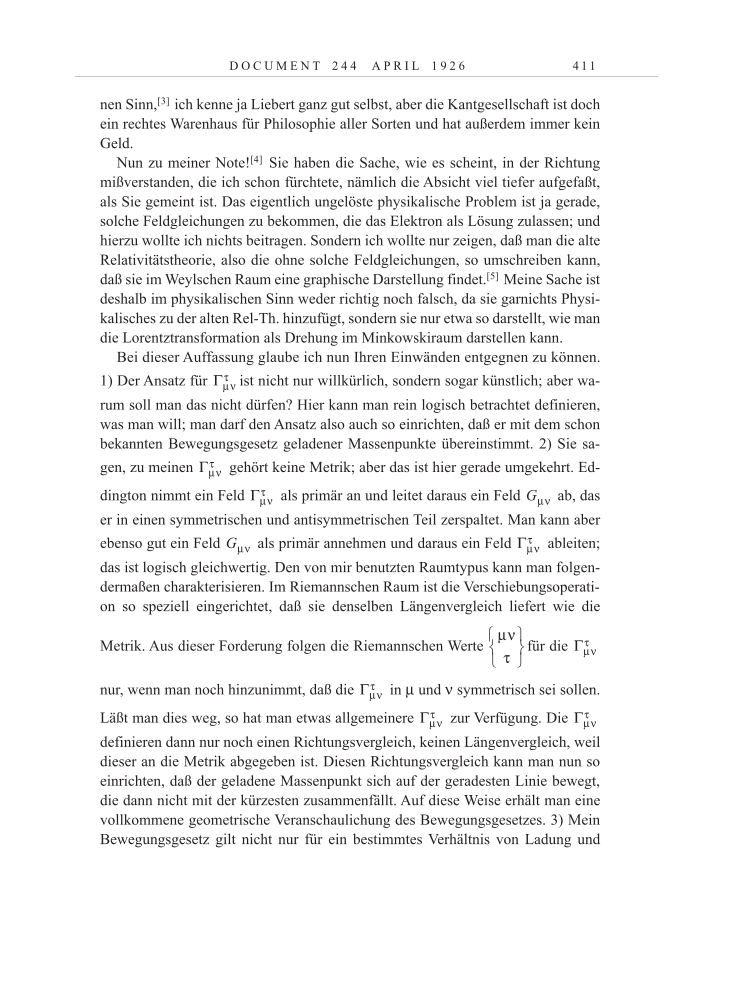Volume 15: The Berlin Years: Writings & Correspondence, June 1925-May 1927 page 411