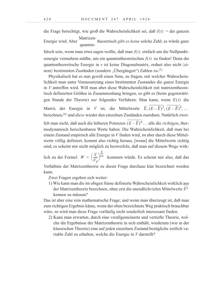 Volume 15: The Berlin Years: Writings & Correspondence, June 1925-May 1927 page 420