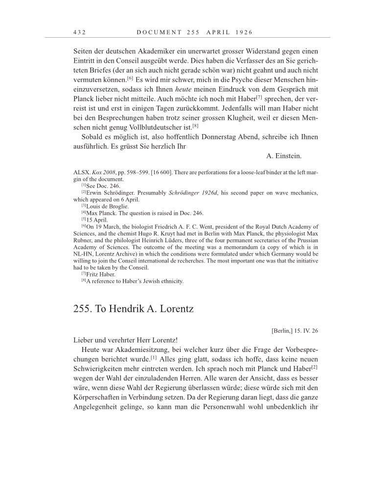 Volume 15: The Berlin Years: Writings & Correspondence, June 1925-May 1927 page 432