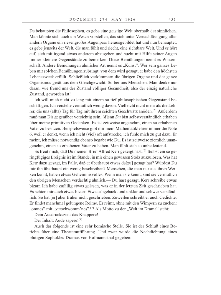 Volume 15: The Berlin Years: Writings & Correspondence, June 1925-May 1927 page 455