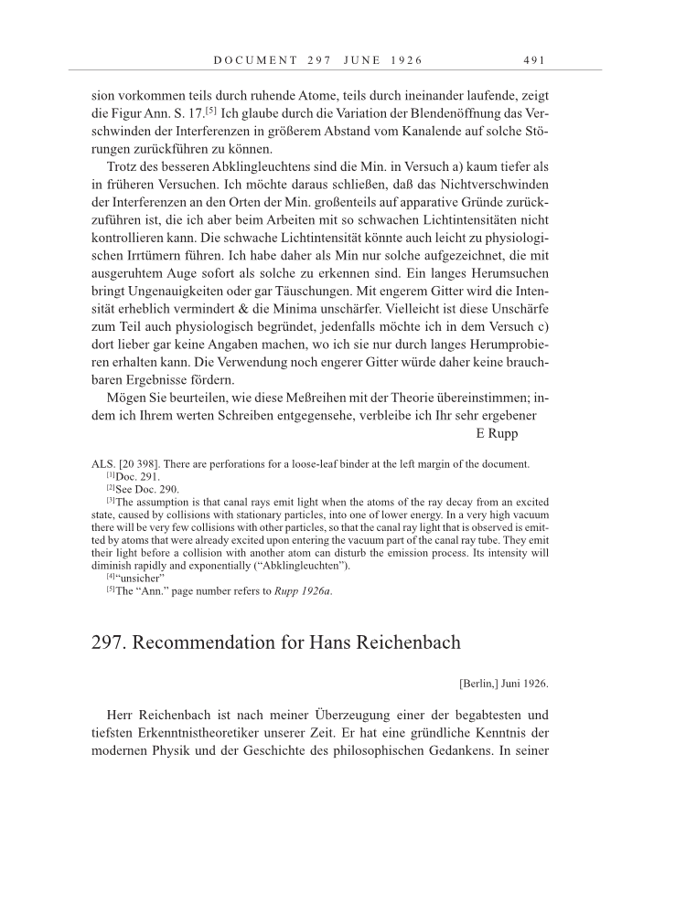 Volume 15: The Berlin Years: Writings & Correspondence, June 1925-May 1927 page 491