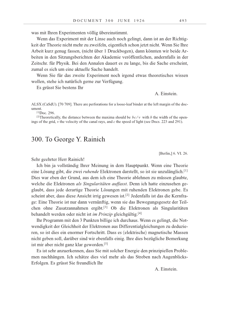 Volume 15: The Berlin Years: Writings & Correspondence, June 1925-May 1927 page 493