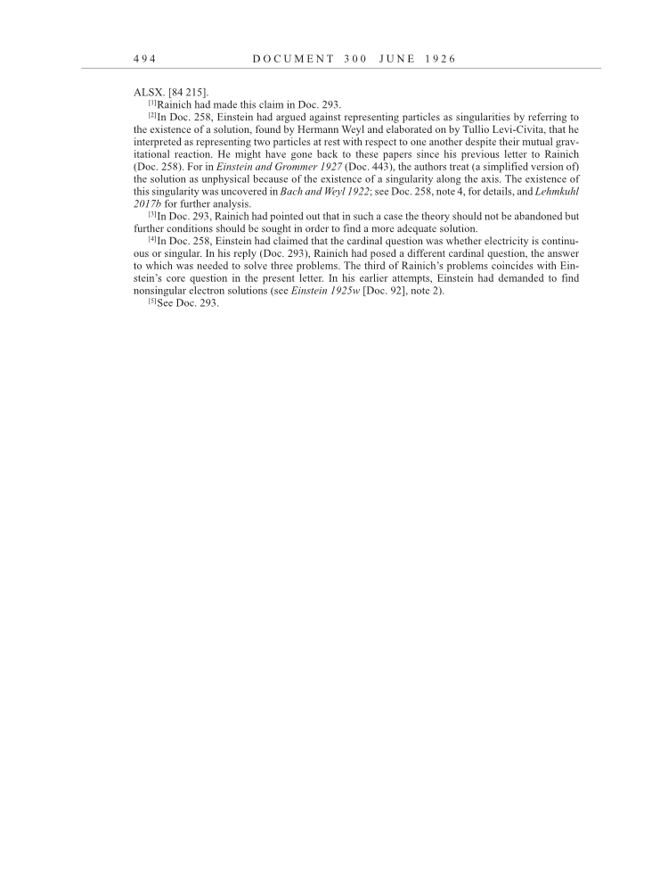 Volume 15: The Berlin Years: Writings & Correspondence, June 1925-May 1927 page 494