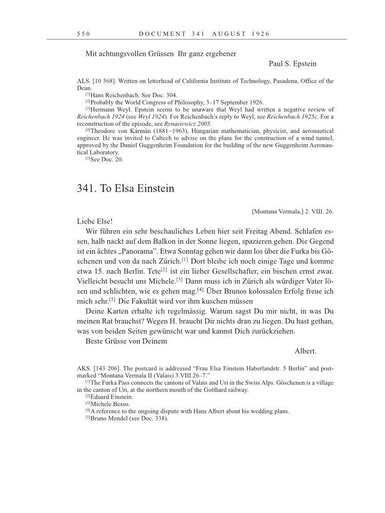 Volume 15: The Berlin Years: Writings & Correspondence, June 1925-May 1927 page 550