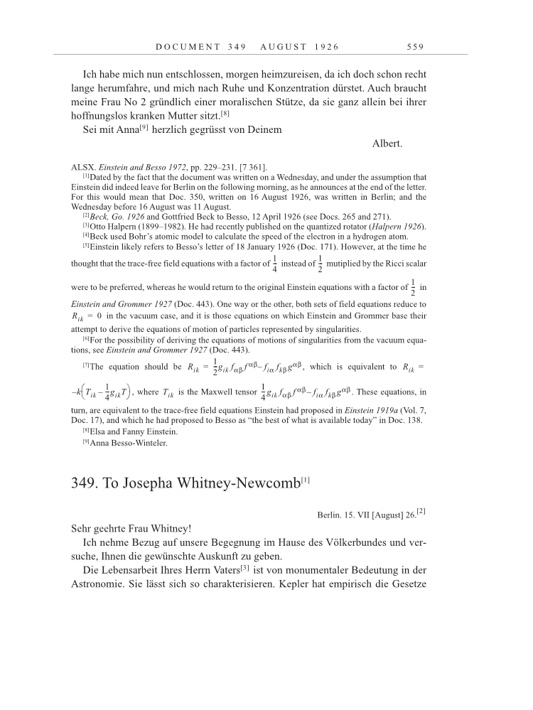 Volume 15: The Berlin Years: Writings & Correspondence, June 1925-May 1927 page 559