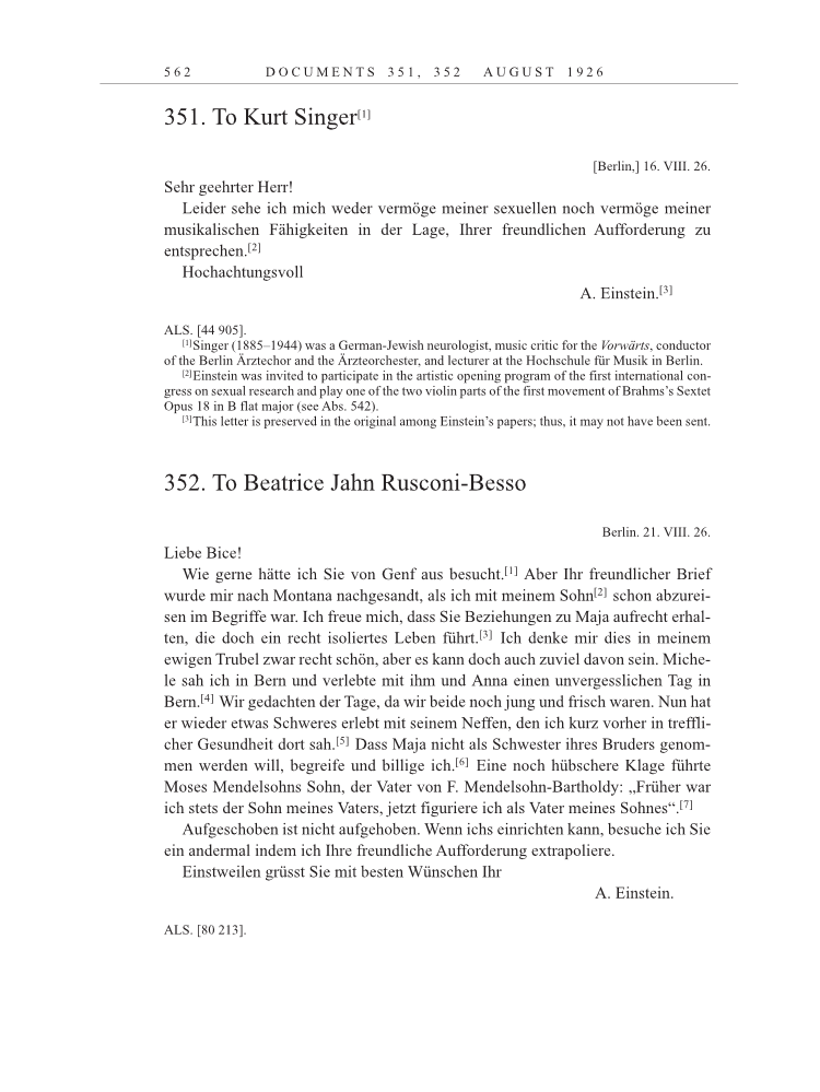 Volume 15: The Berlin Years: Writings & Correspondence, June 1925-May 1927 page 562