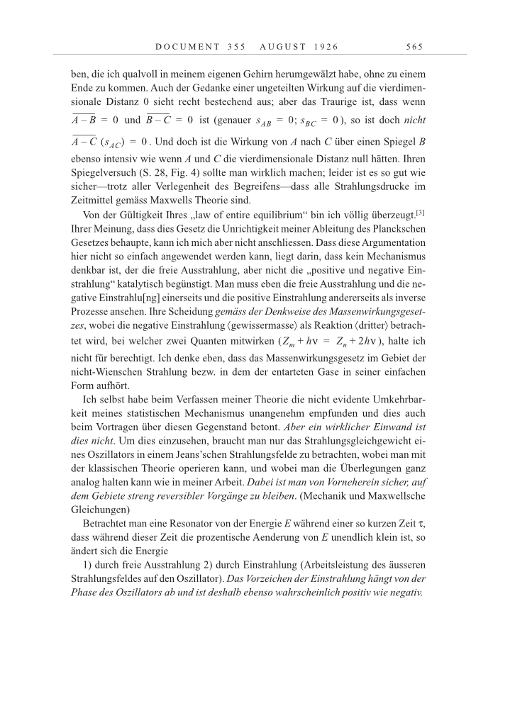 Volume 15: The Berlin Years: Writings & Correspondence, June 1925-May 1927 page 565