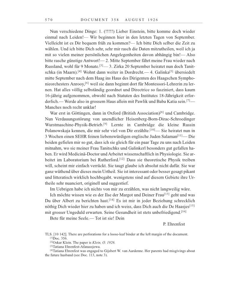 Volume 15: The Berlin Years: Writings & Correspondence, June 1925-May 1927 page 570