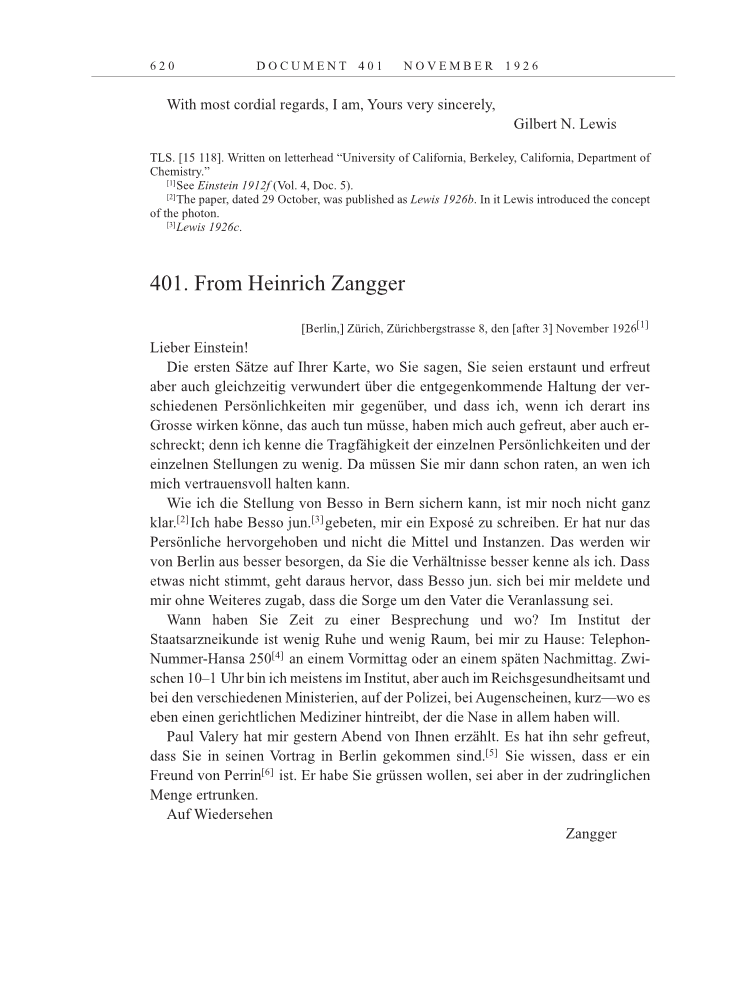 Volume 15: The Berlin Years: Writings & Correspondence, June 1925-May 1927 page 620