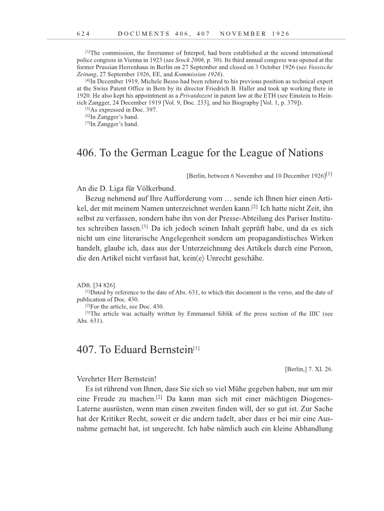 Volume 15: The Berlin Years: Writings & Correspondence, June 1925-May 1927 page 624