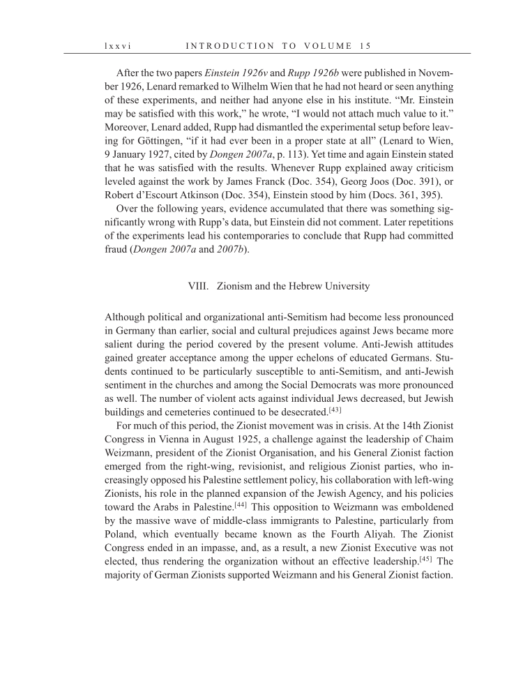 Volume 15: The Berlin Years: Writings & Correspondence, June 1925-May 1927 page lxxvi