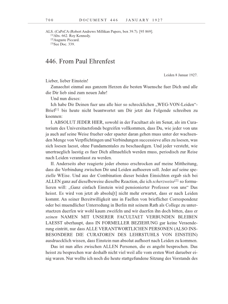 Volume 15: The Berlin Years: Writings & Correspondence, June 1925-May 1927 page 700
