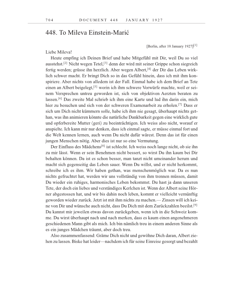 Volume 15: The Berlin Years: Writings & Correspondence, June 1925-May 1927 page 704