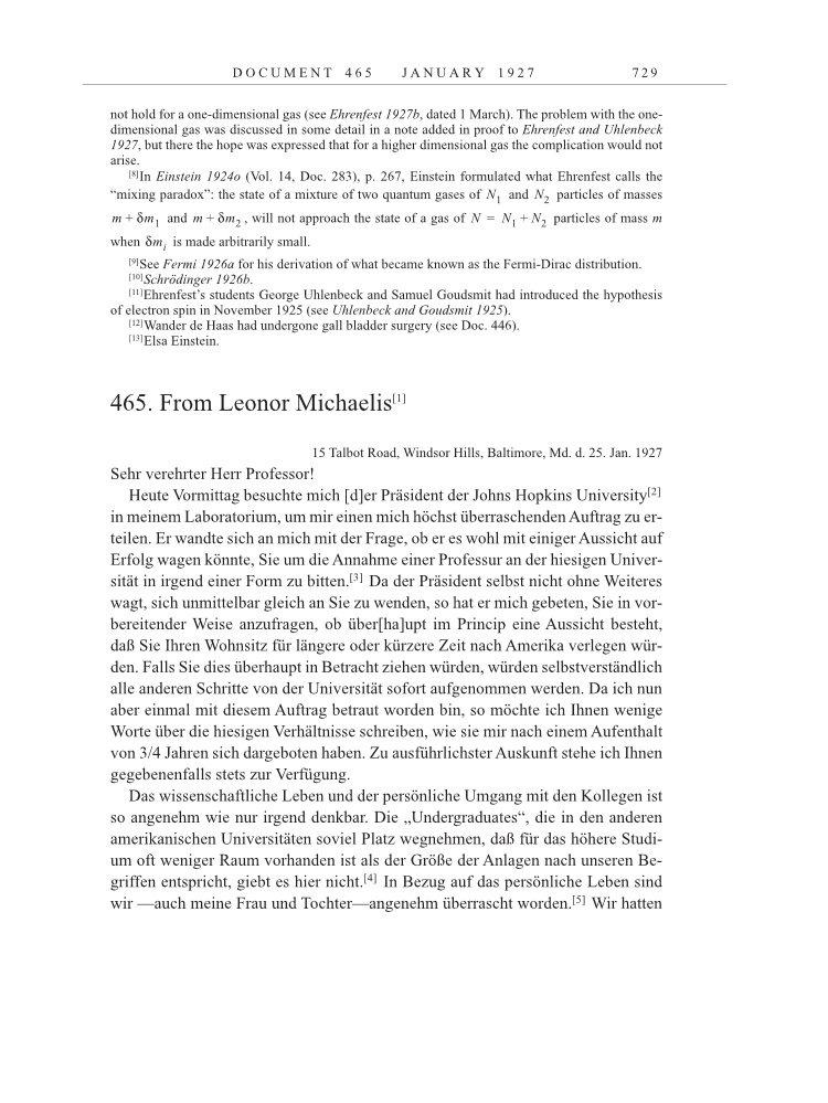 Volume 15: The Berlin Years: Writings & Correspondence, June 1925-May 1927 page 729