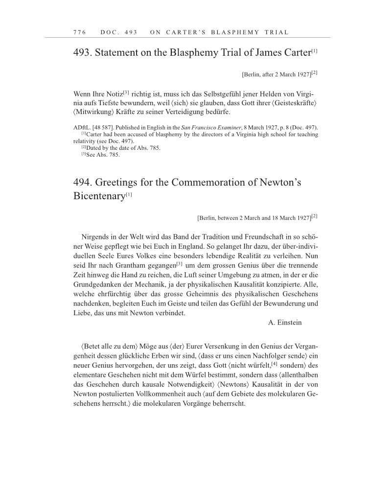 Volume 15: The Berlin Years: Writings & Correspondence, June 1925-May 1927 page 776